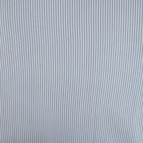 Rayon Poplin Stripe - Pin Stripe - Blue