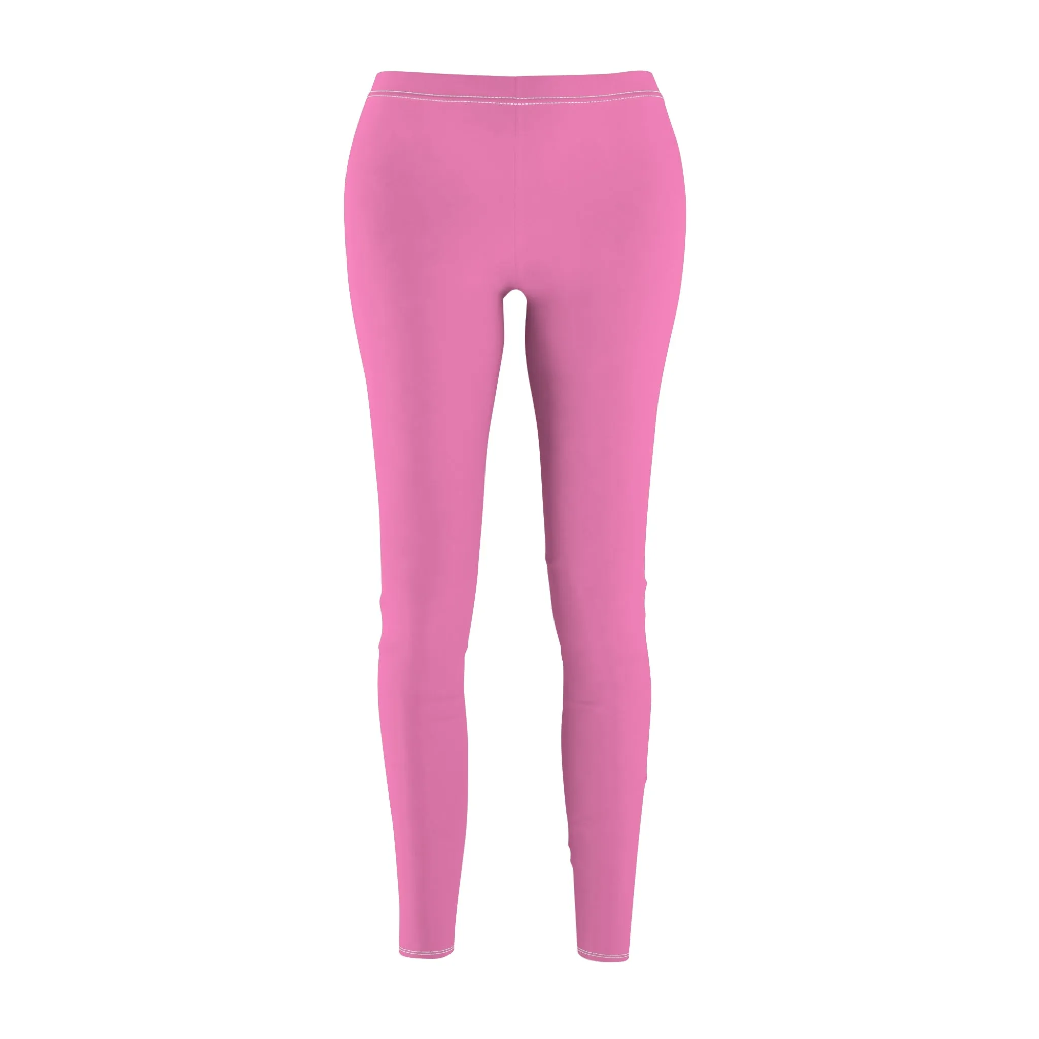 Rose Pink Casual Leggings