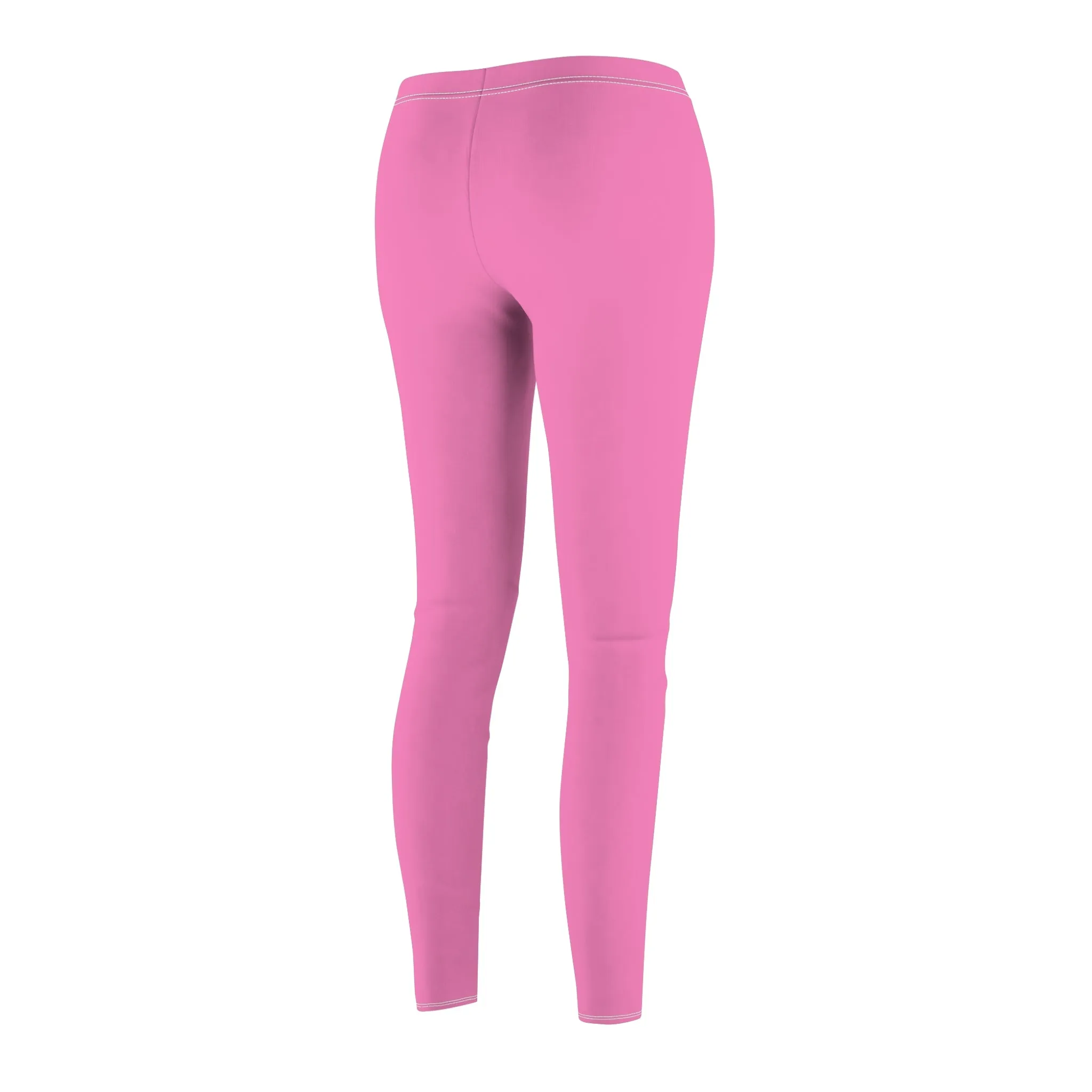 Rose Pink Casual Leggings