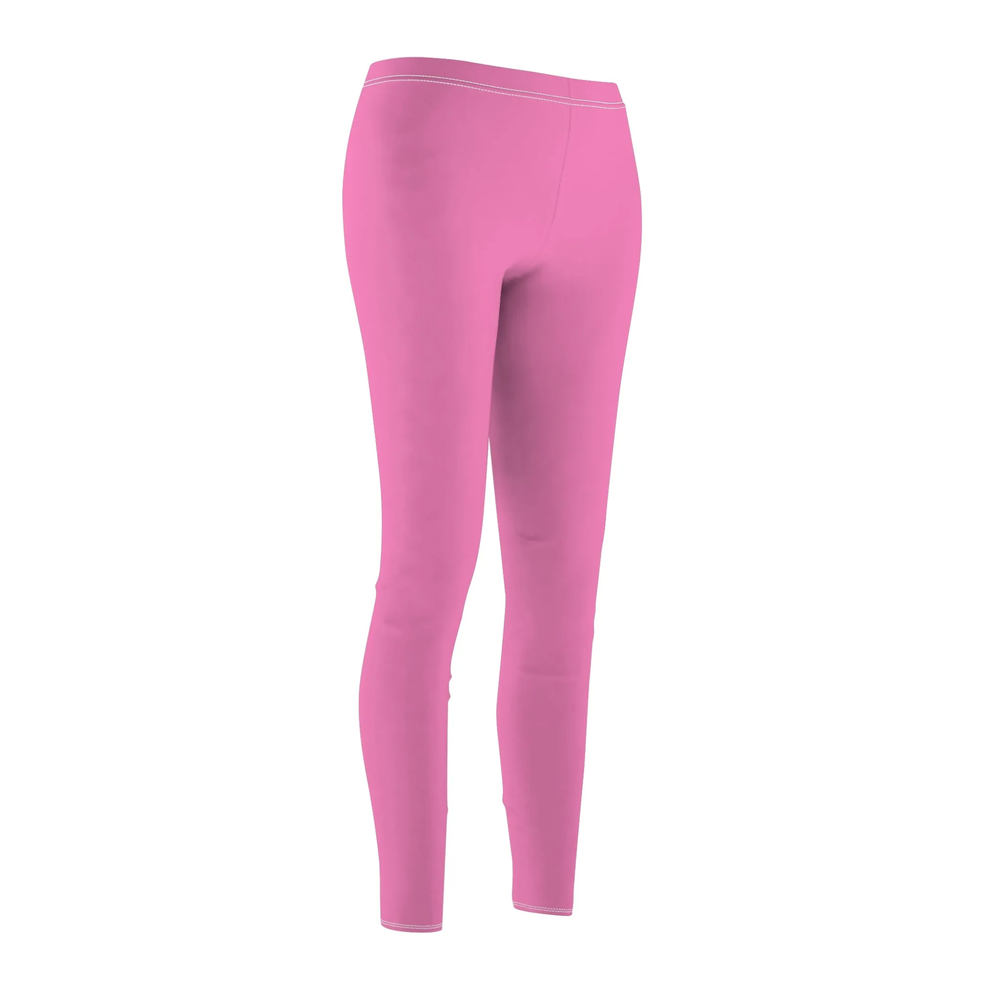 Rose Pink Casual Leggings