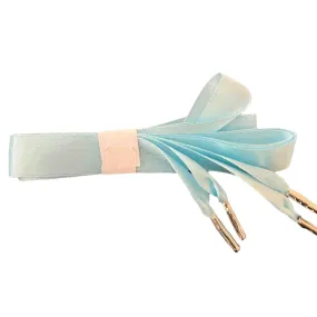 Satin Laces -baby blue