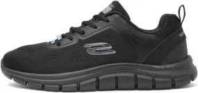 Skechers Track Broader Black Mens Trainers Shoes
