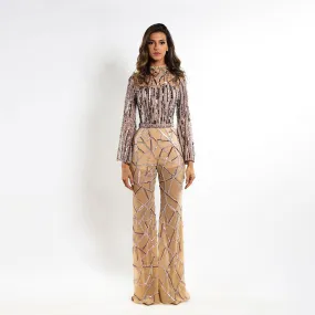 Starlit Elegance Jumpsuit Dress