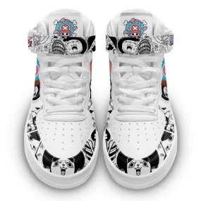 Tony Tony Chopper Sneakers Air Mid OP Custom Anime Shoes Mix Manga