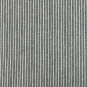 Vintage Navy-White Stripe Stretch Cotton Chambray Woven Fabric