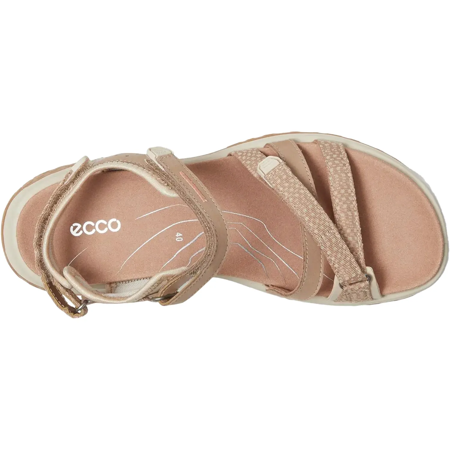 Women's Ecco Offroad Roam Nude/Limestone
